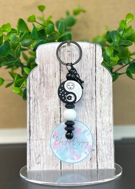 Keychain Bar - Sun & Moon Yin Yang