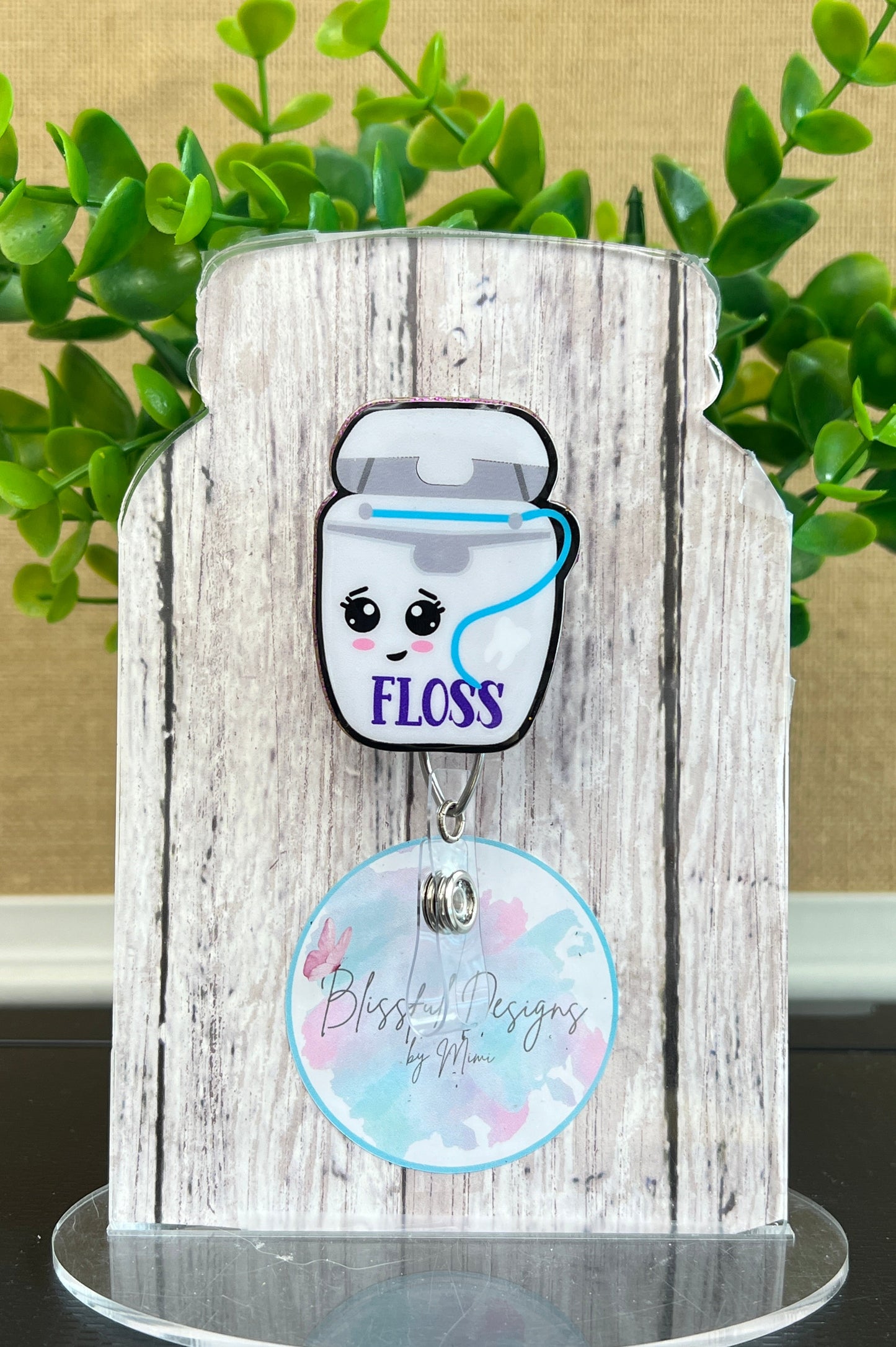 Badge Reel - Dental Floss