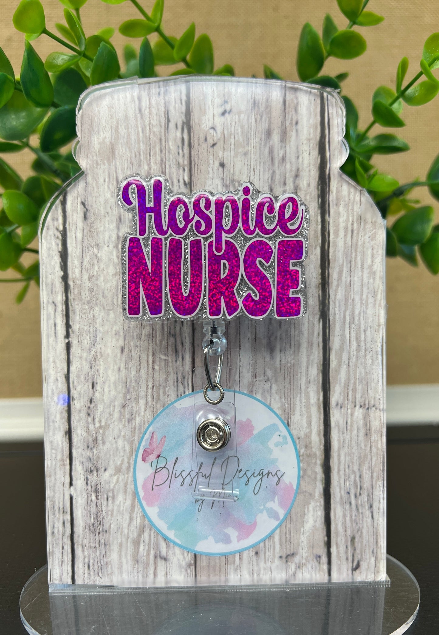 Badge Reel - Hospice Nurse